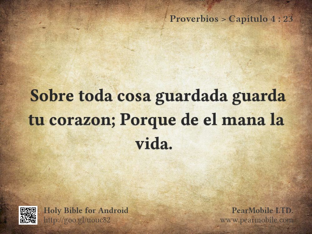 Proverbios, Capítulo 4:23